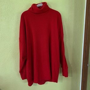 Red Sweater Dress